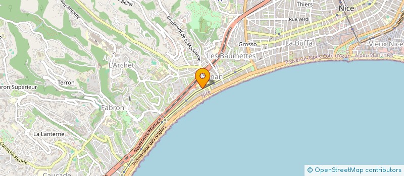 localisation de l'entreprise MADAME SINDA FARAH à NICE