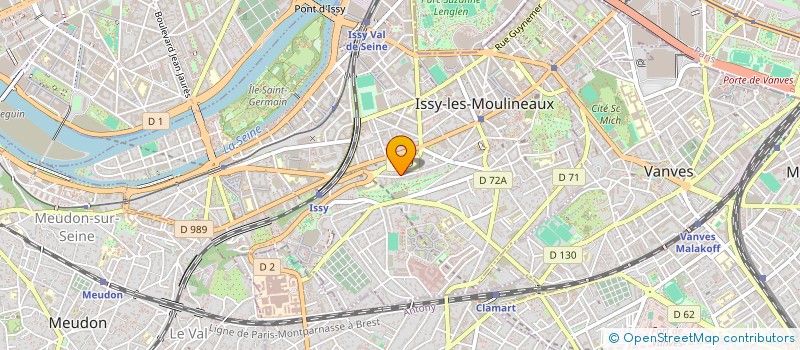 localisation de l'entreprise MADAME SINDY ACOSTA OSORIO à ISSY-LES-MOULINEAUX
