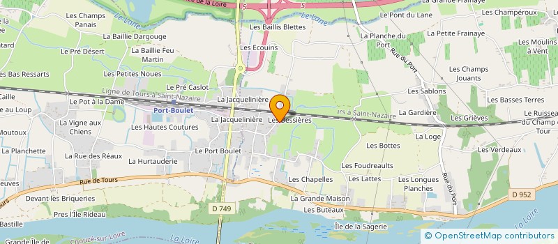 localisation de l'entreprise MADAME SINDY CHOUTEAU à LA CHAPELLE-SUR-LOIRE
