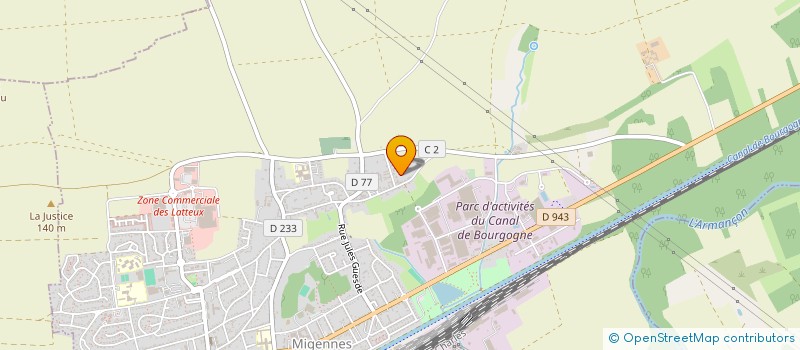 localisation de l'entreprise MADAME SINDY DEVILAINE  LAROCHE-SAINT-CYDROINE