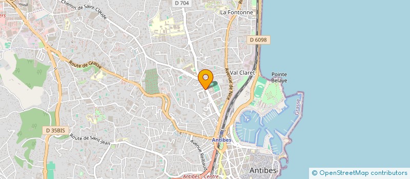 localisation de l'entreprise MADAME SINDY FANNY ROQUE à ANTIBES