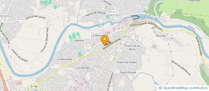 localisation de l'entreprise MADAME SINDY FERNANDEZ  CARMAUX