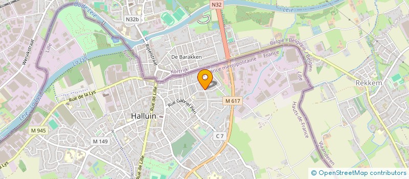 localisation de l'entreprise MADAME SINDY FLINOIS  HALLUIN