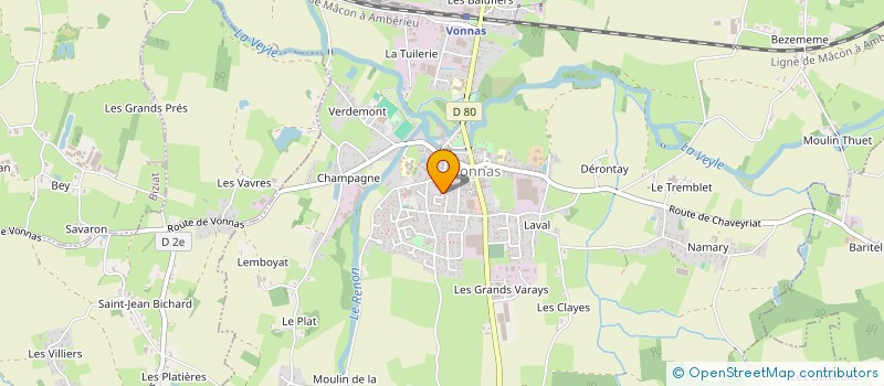 localisation de l'entreprise MADAME SINDY FLORE APATOUT à VONNAS