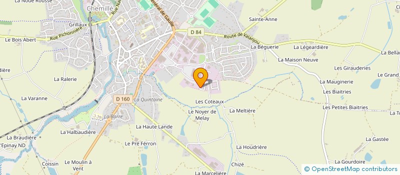 localisation de l'entreprise MADAME SINDY GERAUD à CHEMILLE-EN-ANJOU