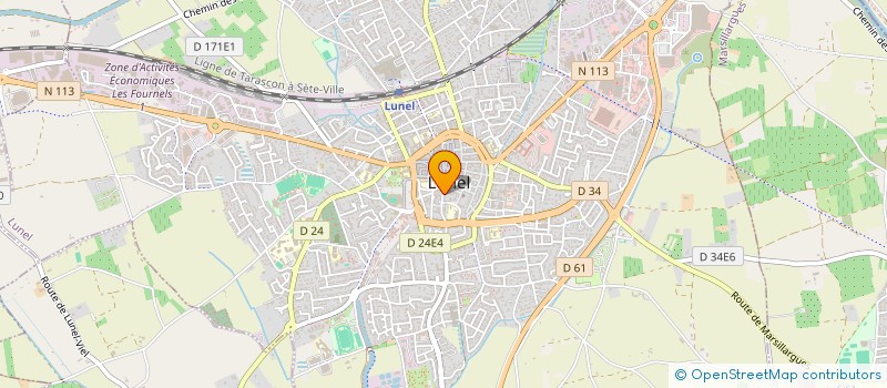 localisation de l'entreprise MADAME SINDY GUALAPURO PERUGACHI  LUNEL