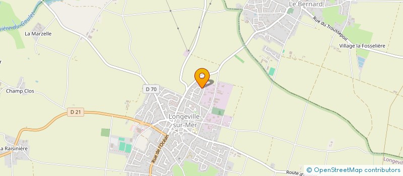 localisation de l'entreprise MADAME SINDY LEVRARD  LONGEVILLE-SUR-MER