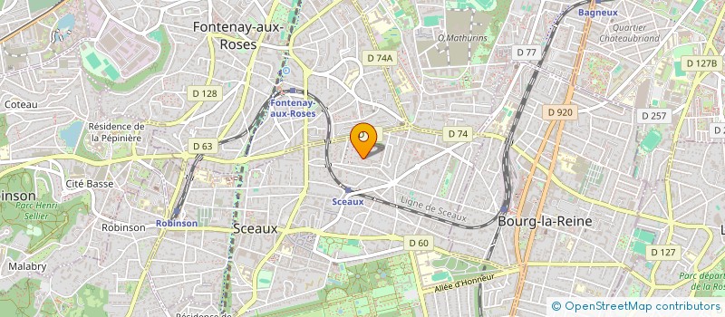 localisation de l'entreprise MADAME SINDY MALIVERT à SCEAUX