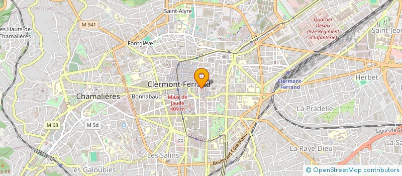 localisation de l'entreprise MADAME SINDY MARINIELLO  CLERMONT-FERRAND