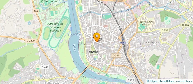 localisation de l'entreprise MADAME SINDY MONTERISI à VICHY