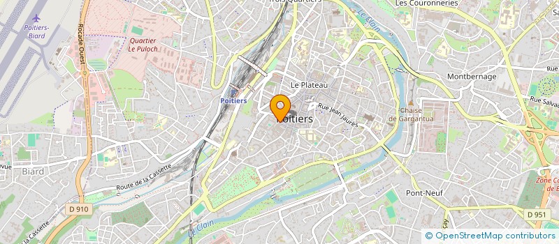 localisation de l'entreprise MADAME SINDY SABATER  POITIERS