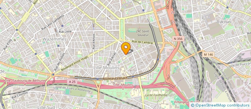 localisation de l'entreprise MADAME SINDY SCARPELLINI à LILLE