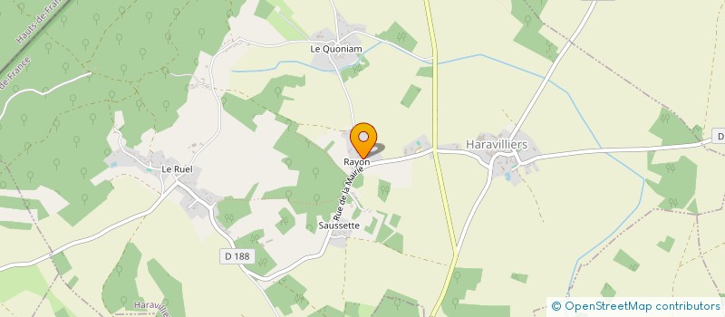 localisation de l'entreprise MADAME SINDY TARABON  HARAVILLIERS