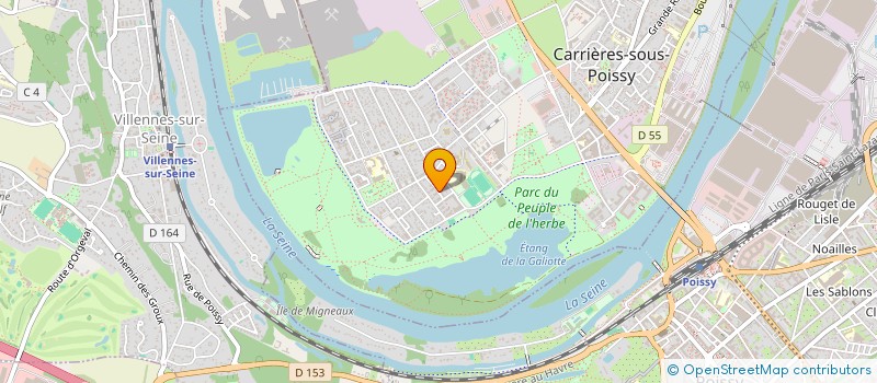 localisation de l'entreprise MADAME SINDY WIJESURIYA  CARRIERES-SOUS-POISSY