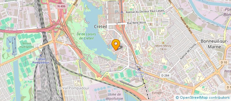 localisation de l'entreprise MADAME SINE DIARRA  CRETEIL