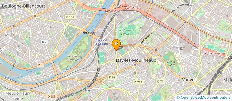 localisation de l'entreprise MADAME SINE FRASER à ISSY-LES-MOULINEAUX