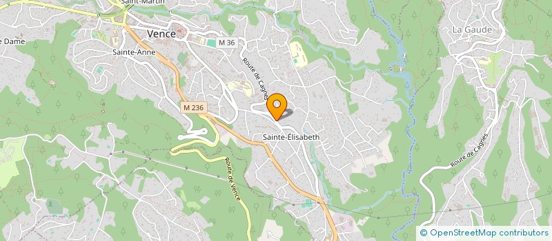 localisation de l'entreprise MADAME SINEAD NI DHIOMASAIGH  VENCE