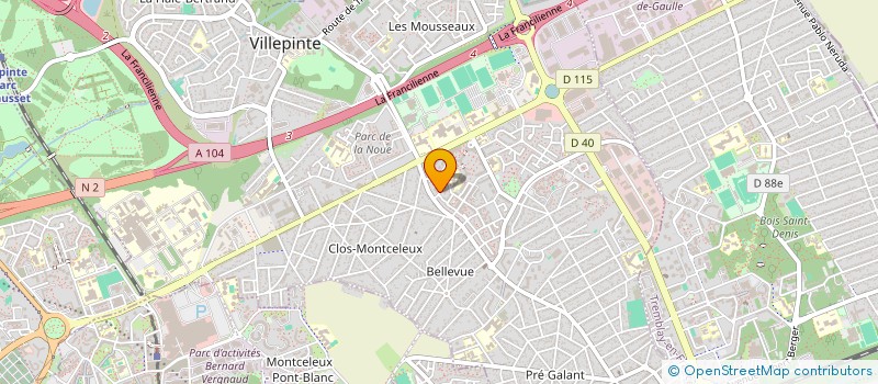 localisation de l'entreprise MADAME SINETH KEO à VILLEPINTE