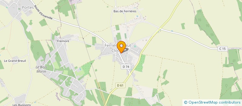 localisation de l'entreprise MADAME SINH DOAN  FERRIERES-HAUT-CLOCHER