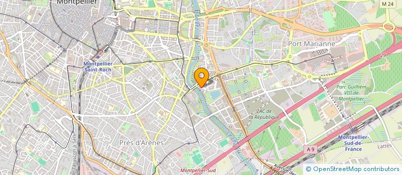 localisation de l'entreprise MADAME SINJAI PIMSOON à MONTPELLIER