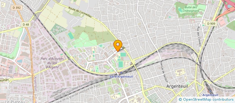 localisation de l'entreprise MADAME SINY FAME  ARGENTEUIL