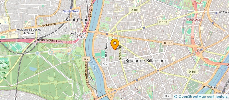 localisation de l'entreprise MADAME SIOAR GHOUL à BOULOGNE-BILLANCOURT
