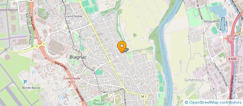 localisation de l'entreprise MADAME SIOBHAN BOUDIGNON  BLAGNAC