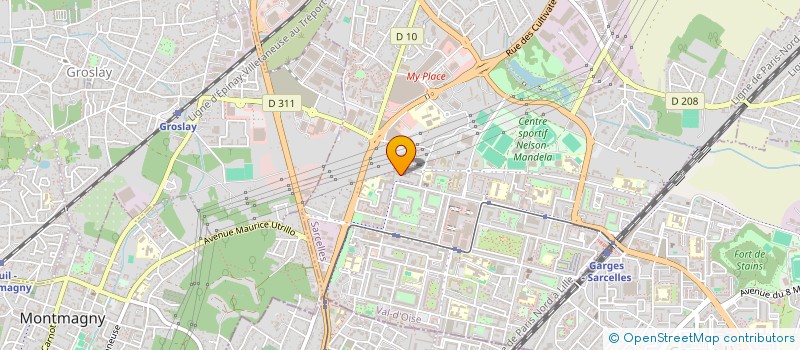 localisation de l'entreprise MADAME SIPPORA BENSIMON à SARCELLES