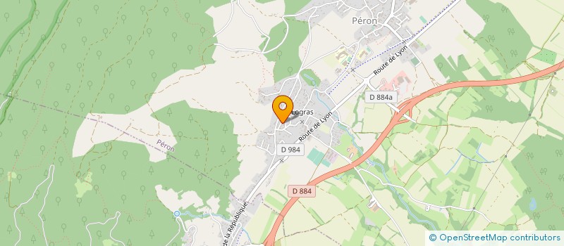 localisation de l'entreprise MADAME SIRA CARRERE  PREVESSIN-MOENS