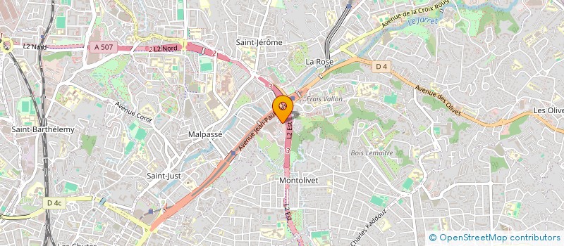 localisation de l'entreprise MADAME SIRA MELKOMYAN à MARSEILLE 13