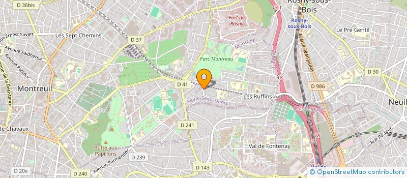 localisation de l'entreprise MADAME SIRA NIENTAO à MONTREUIL