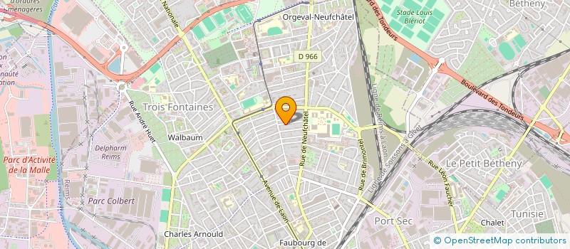 localisation de l'entreprise MADAME SIRA PERCHET  REIMS