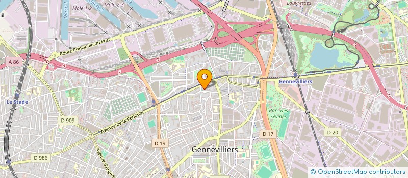 localisation de l'entreprise MADAME SIRA SIRA  GENNEVILLIERS