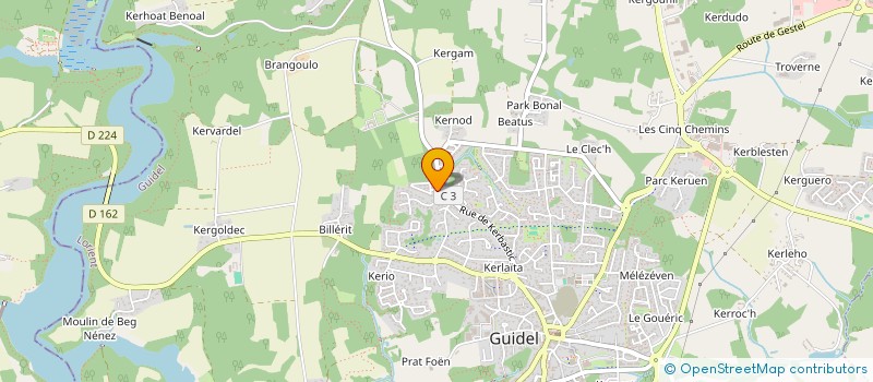 localisation de l'entreprise MADAME SIRABA DEMBELE  GUIDEL