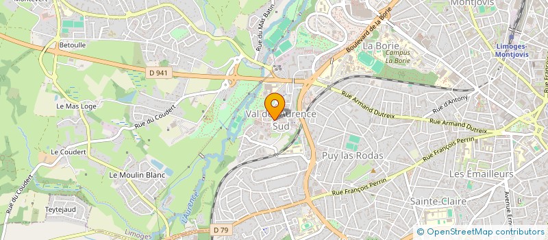 localisation de l'entreprise MADAME SIRANDING SEYDI à LIMOGES