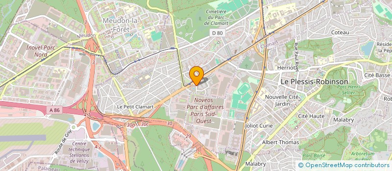 localisation de l'entreprise MADAME SIRAPAK THANACHOLNAN à CLAMART