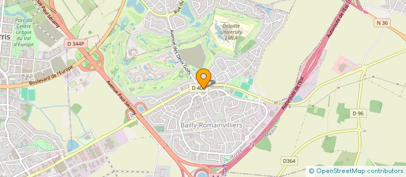 localisation de l'entreprise MADAME SIREE DANFAKHA  BAILLY-ROMAINVILLIERS