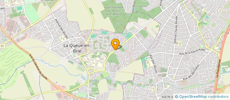 localisation de l'entreprise MADAME SIREY LIM  LA QUEUE-EN-BRIE