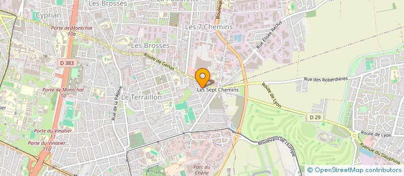 localisation de l'entreprise MADAME SIRIA PANTALONE  BRON