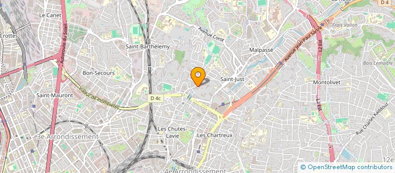 localisation de l'entreprise MADAME SIRIANE COUTOULY  MARSEILLE