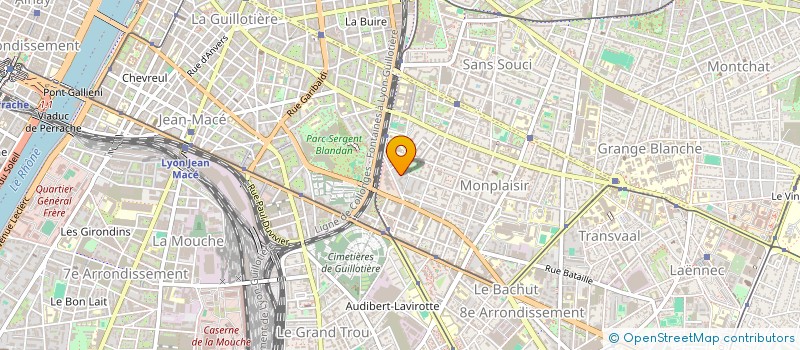 localisation de l'entreprise MADAME SIRIMA LAUTRET  LYON