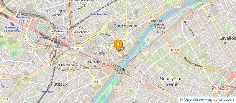 localisation de l'entreprise MADAME SIRINA YAHYAOUI à COURBEVOIE