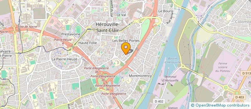 localisation de l'entreprise MADAME SIRINE ABOUSAID  HEROUVILLE SAINT CLAIR