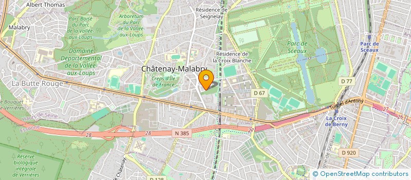 localisation de l'entreprise MADAME SIRINE AIN SEBA  CHATENAY-MALABRY