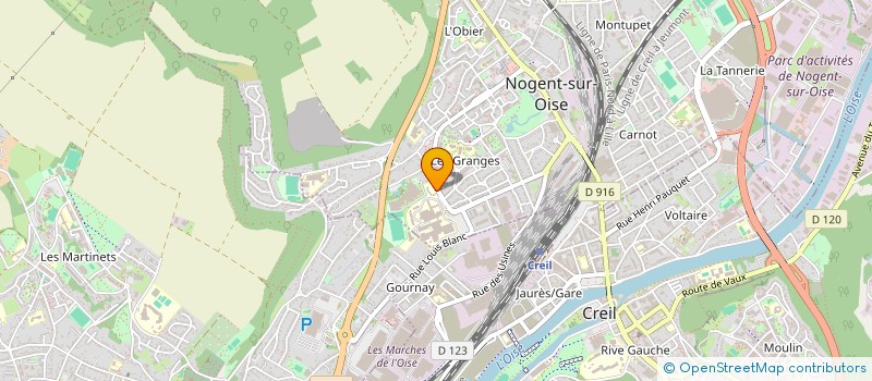 localisation de l'entreprise MADAME SIRINE ALOUACHE  NOGENT-SUR-OISE