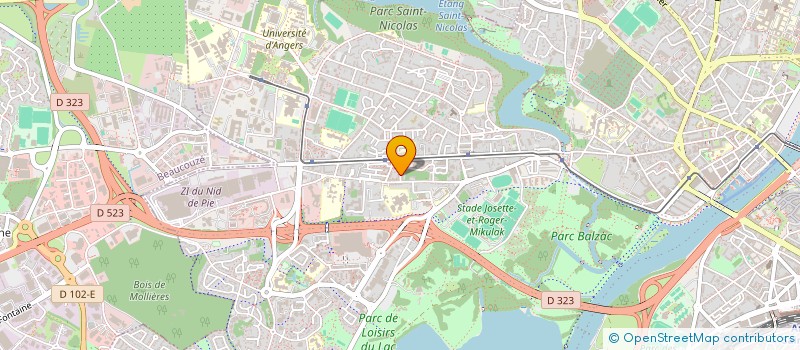 localisation de l'entreprise MADAME SIRINE BAHIDA à ANGERS