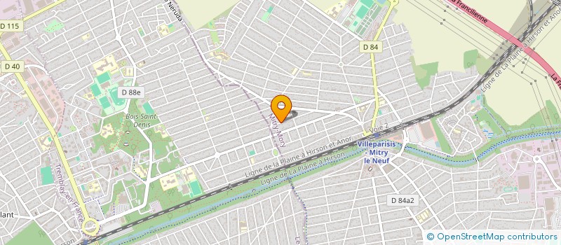 localisation de l'entreprise MADAME SIRINE BARNAT  MITRY-MORY