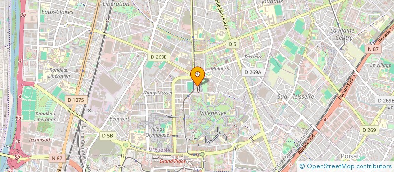 localisation de l'entreprise MADAME SIRINE BELHI  GRENOBLE