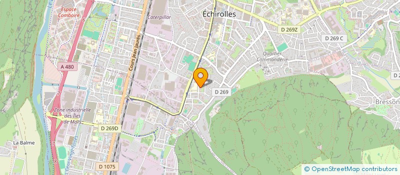 localisation de l'entreprise MADAME SIRINE EL ABED  ECHIROLLES