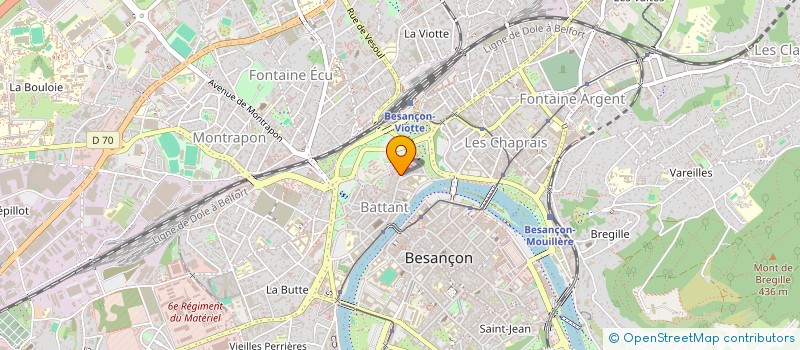 localisation de l'entreprise MADAME SIRINE EL BEGGAR  BESANCON